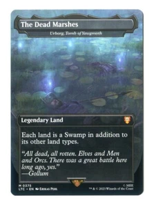 The Dead Marshes, Urborg Tomb of Yawgmoth Extendido Casi Nuevo El Señor de los Anillos Magic The Gathering #375 - Imagen 1 de 2