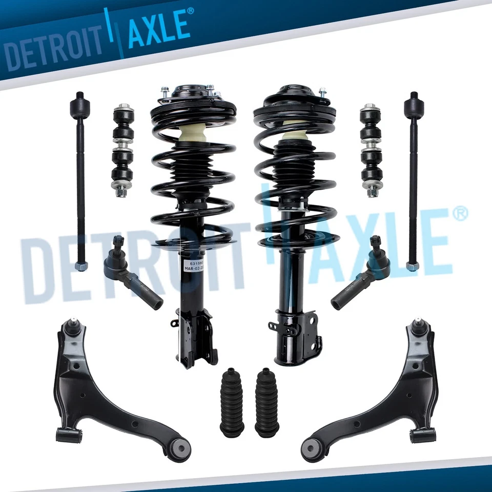 12pc Complete Front Struts Lower Control Arms Sway Bar Kit for Dodge Neon SX 2.0 - Изображение 1 из 4