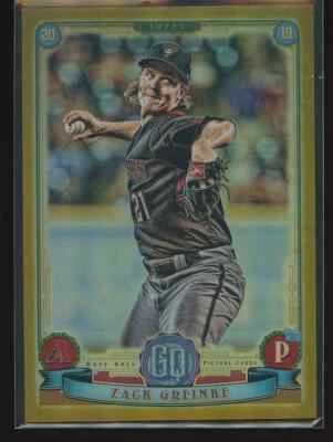 Zack Greinke 2019 Gypsy Queen Topps Chrome Gold Refractor 4/50 - Image 1 of 2