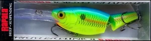 SEÑUELOS DE PESCA RAPALA SOMBRA ARTICULADA RAP JSR 9 cm 25 gramos PRT (Loro) color - Imagen 1 de 2