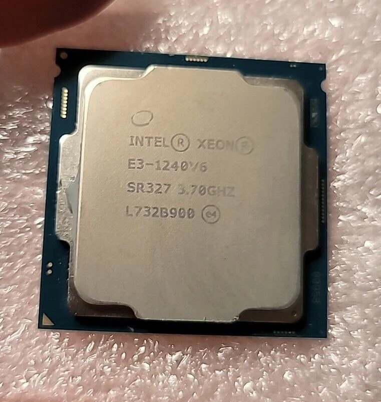 Intel Core Xeon E3-1240 V6 4core 3.7GHz 8MB SR327  LGA1151 1240V6 CPU Processor - Image 1 of 1