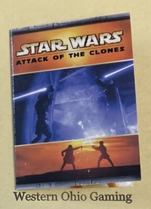 2002 Topps Star Wars Attack Of The Clones Panoramic Fold-Out Card #1 USED READ - Picture 1 of 3