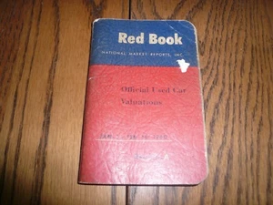 Folleto de enero de 1960 informe nacional del mercado de automóviles usados libro rojo - región A - Imagen 1 de 2