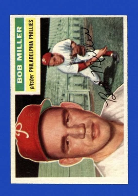 1956 Topps Set-Break #334 Bob Miller en muy buen estado-en muy buen estado *GMCARDS* Foto 1 de 2