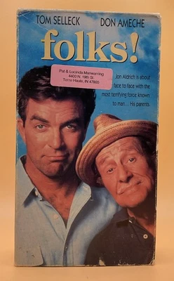 Folks VHS 1992 Tom Selleck Don Ameche **Buy 2 Get 1 Free** Foto 1 de 3