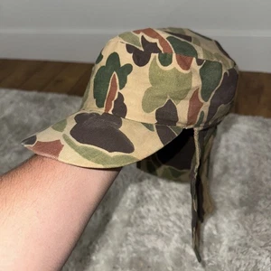 Vintage Duck Camo Hunting Hat - Picture 1 of 8