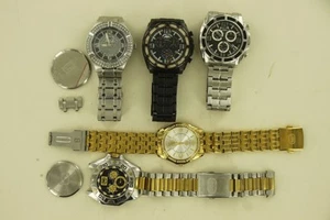 (5) Marc Echo Mens Analog Wristwatch Watch Mixed Parts Lot AS-IS #10 - Picture 1 of 7