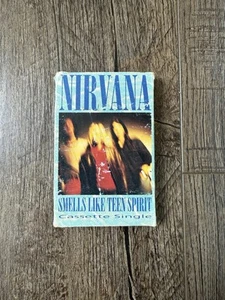NIRVANA Smells Like Teen Spirit 1991 US DGC Cassette Single Vintage - Picture 1 of 3