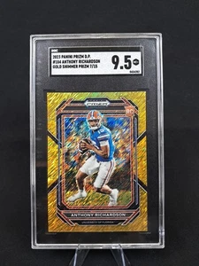 Anthony Richardson 2023 Panini Prizm DP #104 Gold Shimmer Prizm RC /15 SGC 9.5 - Picture 1 of 2