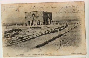 Norte de África francés - Argelia - Lambese - Ruinas romanas - Postal vintage - Imagen 1 de 2