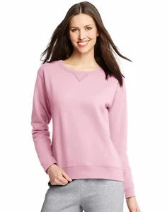 Hanes Womens ComfortSoft EcoSmart Crewneck Sweatshirt - Picture 1 of 43