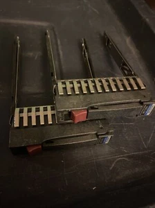 Pair of 2 HP 2.5” Drive Caddy HP server SAS - Picture 1 of 2