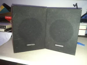 Kenwood LSK-02K Pair Full Range Book Shelf Speakers 4" 40 watts 8 OHMS - Picture 1 of 1