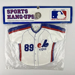 Vintage 1989 Montreal Expos Sports Hang Ups Mini Jersey for Car Window - Bild 1 von 7