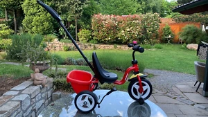 Puky Ceety Dreirad rot, mit Schiebestange und Freilauf. WIE NEU!!! - Bild 1 von 15