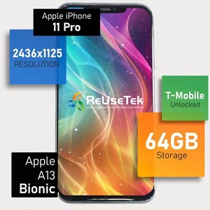 Apple iPhone 11 Pro | 5.8" | Super Retina XDR 💎| 64GB | T-Mobile Unlocked 🔓 - Afbeelding 1 van 15