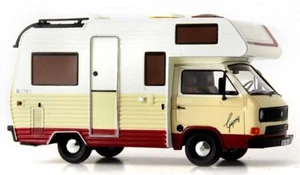 VW Volkswagen T3 Karmann Gipsy - blanco / marrón - AutoCult 1:43 - Imagen 1 de 6