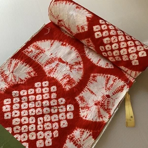 Rollo de tela de kimono japonés, 100 % seda, diseño “Shibori”, 36 cm x 18 m, ... - Imagen 1 de 8