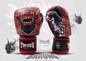 TWINS SPECIAL Genuine Leather Professional Hand Made 16oz Boxing BAG Gloves NEW - Picture 1 of 12