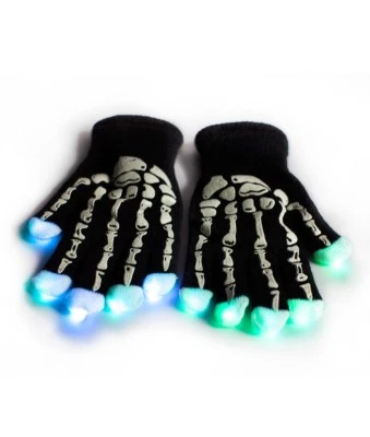 LED Skeleton Gloves, 1 pair - Image 1 of 2