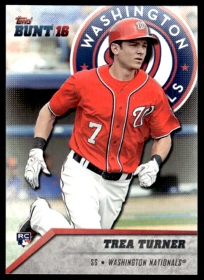 2016 TOPPS BUNT ROOKIE TREA TURNER R34 - Image 1 of 2
