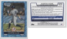 2012 Bowman Draft Chrome Draft Picks Blue Wave Refractors Austin Aune #BDPP39