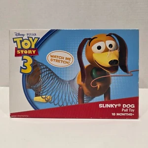 Disney Pixar Toy Story 3 Slinky Hund 2010 Dackel Zugschnur Spielzeug Neu in Box - Bild 1 von 6