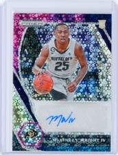 2021-22 Panini Prizm Draft H2 MCKINLEY WRIGHT IV NEBULA AUTO Autograph RC 4/5