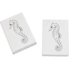 2 X 45Mm 'Tropical Seahorse' Erasers / Rubbers (Er00042146)