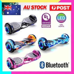 8'' Electric Hoverboard Bluetooth Speaker Portable LED Self Balancing Scooter UL - Picture 1 of 27