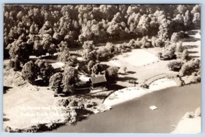 POSTAL RPPC CLUB HOUSE CENTRO DEPORTIVO TIMBER TRAILS INN SHERMAN CONNECTICUT - Imagen 1 de 2