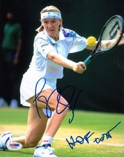JANA NOVOTNA SIGNED AUTOGRAPHED 8x10 PHOTO + HOF 2005 VERY RARE PSA/DNA