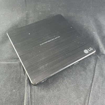 LG Electronics Ultra Slim Portable DVD Writer Optical Drive - GP60NB50 Tested - Image 1 of 3