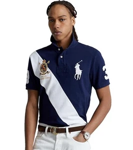 Polo Ralph Lauren Para Hombre, Ajuste Clásico Big Pony Malla Polo (Azul Marino Francés) XXL - Imagen 1 de 4