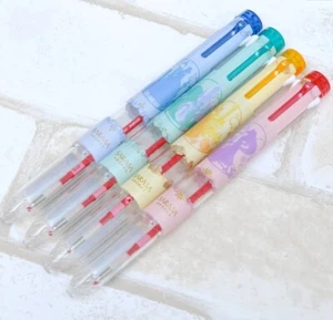 5in1 Zebra Sarasa Select Pen Disney Princess Multi-Color Yellow Belle + Red Ink - Picture 1 of 12