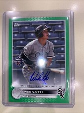 2022 Topps Pro Debut Green Auto /99 Wes Kath #PD-63 Auto