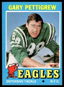 1971 Topps Gary Pettigrew Rookie Philadelphia Eagles #63 - Picture 1 of 2