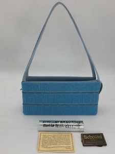Borsa Elegante - Tessuto - Celeste - BR402 D - Scheilan - Picture 1 of 7