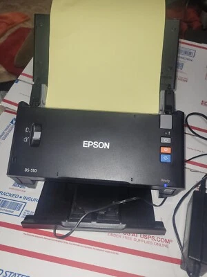 Epson WorkForce DS-510 Desktop Sheetfed Color Document Scanner J341A used - Image 1 of 4