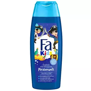250ml Fa Kids Dusche & Shampoo Piratenwelt wilder Meeres Duft Mild zur Haut - Bild 1 von 2