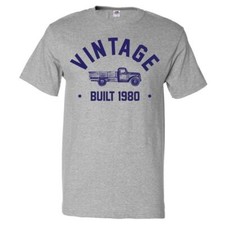 43rd Birthday Gift T shirt 43 Years Old Present 1980 Truck Tee