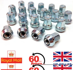 20x Ruota in Lega M12x1,5 Wobble Wobbly Vari dadi variabile PCD 5 Borchie Ford - Foto 1 di 6