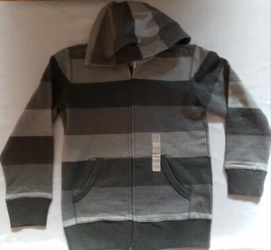 Hoodie Jacket Striped, Boys M/M (10/12) size, Canyon River Blues. - Picture 1 of 10