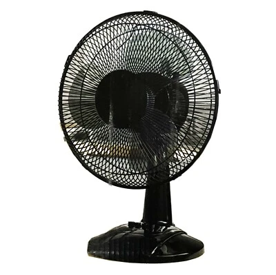 Ventilador de mesa oscilante FT30-8MBB Mainstays 12" 3 velocidades, preto - Imagem 1 de 4