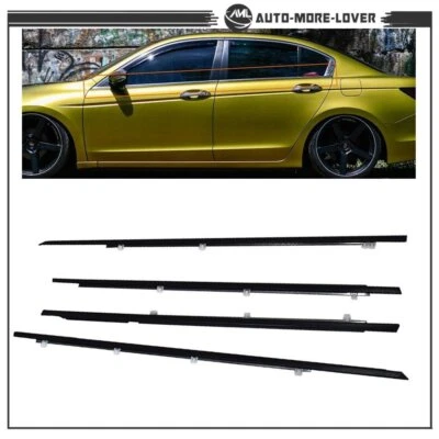 Weather Strip Outside Window Moulding Trim Seal Belt For Honda Accord 2008-2012 - Image 1 of 4