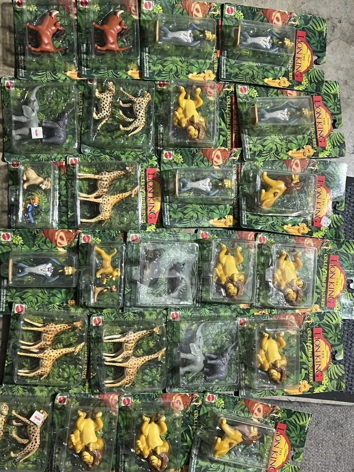25 Mattel Lion King Figures Simba, Timon, Rafiki, Pumbaa, Nala, Mufasa And More - Image 1 of 1