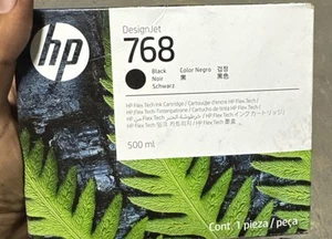 Genuine HP DesignJet 768 - 4S5B6A HP Flex Tech Ink Cartridge 500 ml - NEW Nov/26 - Photo 1/2