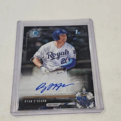 2017 Bowman Chrome Ryan O'Hearn Auto 1st #CPA-ROH Royals - Image 1 of 2