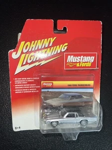 1968 Ford Thunderbird 1/64 Johnny Lightning Mustang & Fords silver diecast car - Picture 1 of 10