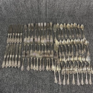 Baroque Godinger Silver Plated 78 Piece Flatware Set - Picture 1 of 15